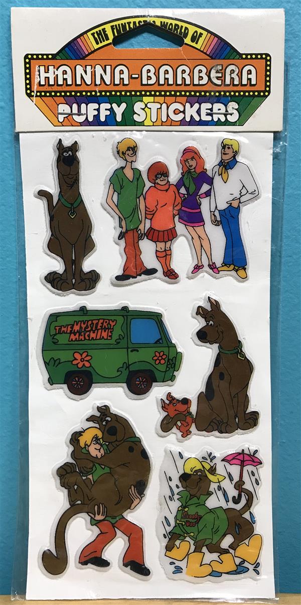 The Funtastic World of Hanna-Barbera Puffy Scooby-Doo Stickers ...