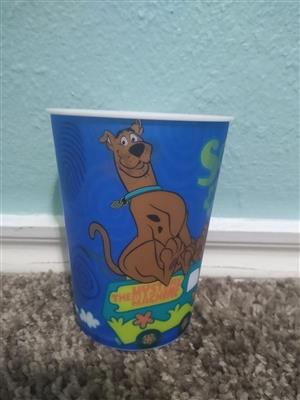 Vintage Scooby-Doo Tumbler Cup with Straw Zak Designs 1999