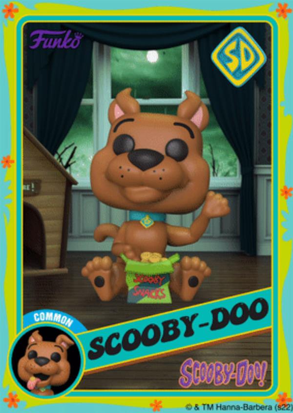 Common Scooby-Doo With Scooby Snacks Funko NFT-NFT-Funko