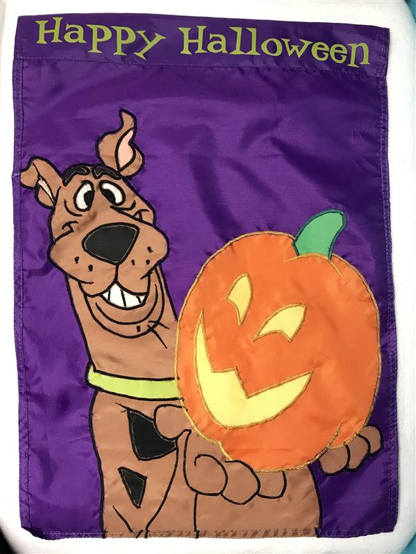Scooby-Doo Happy Halloween Garden Flag-Outdoor-Flags