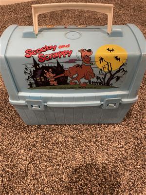 Hallmark Keepsake Scooby Doo Lunch Box Thermos Set Ornament Mini 1999 New  in Box 
