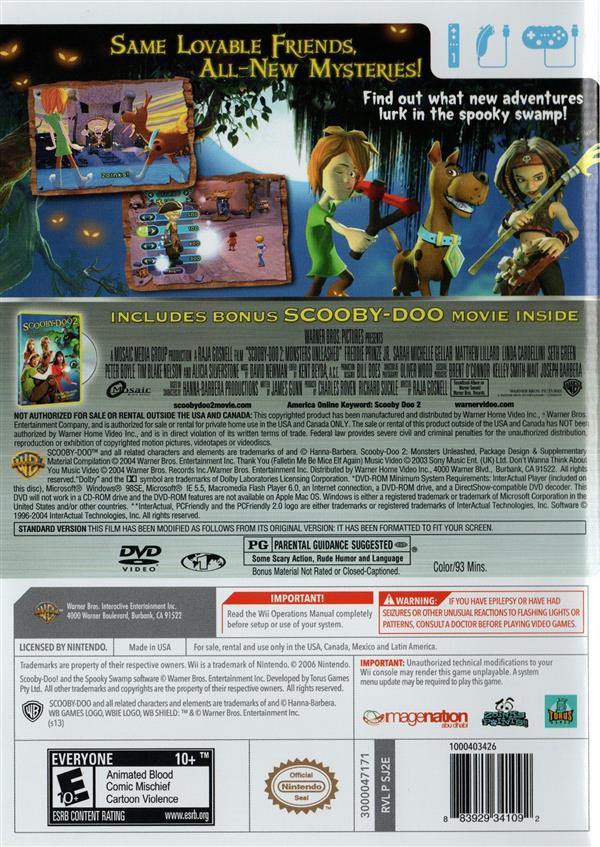 Scooby-Doo! and the Spooky Swamp DVD ISO PS2